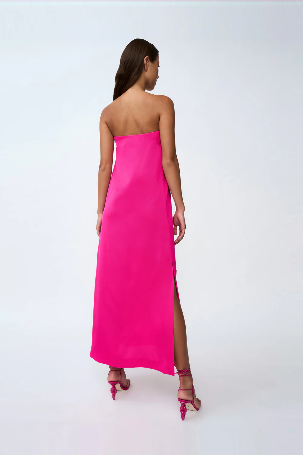 Anisa Strapless Dress | Final Sale - Pink - Image 3