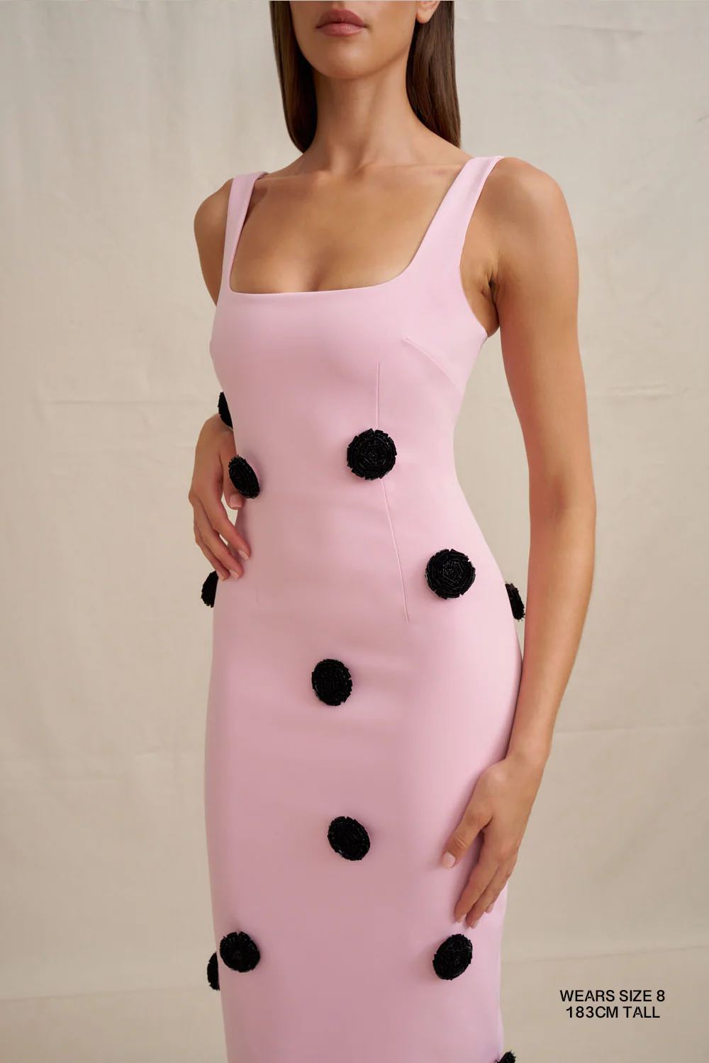 Anita Spot Midi Dress - Image 3