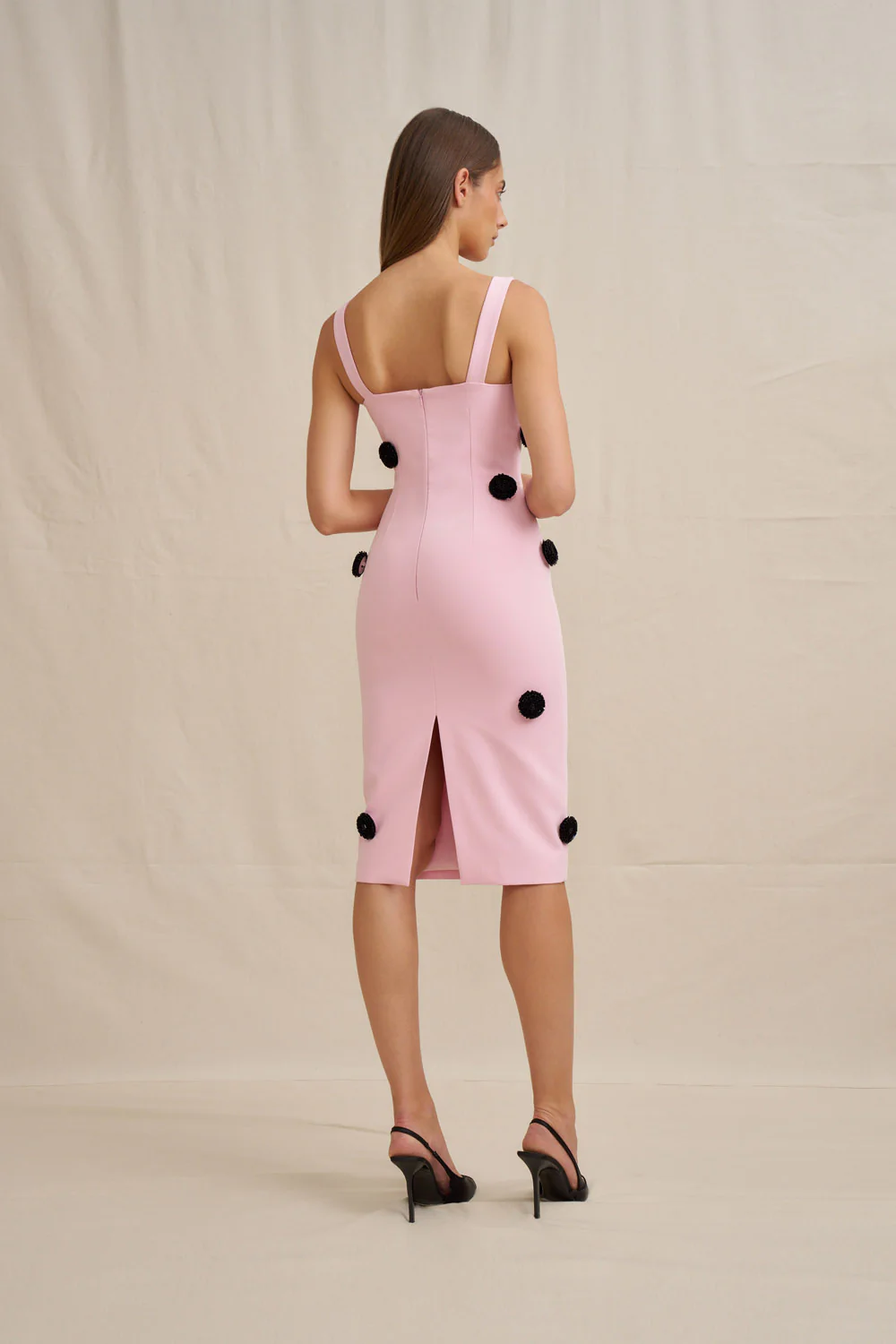 Anita Spot Midi Dress - Image 4