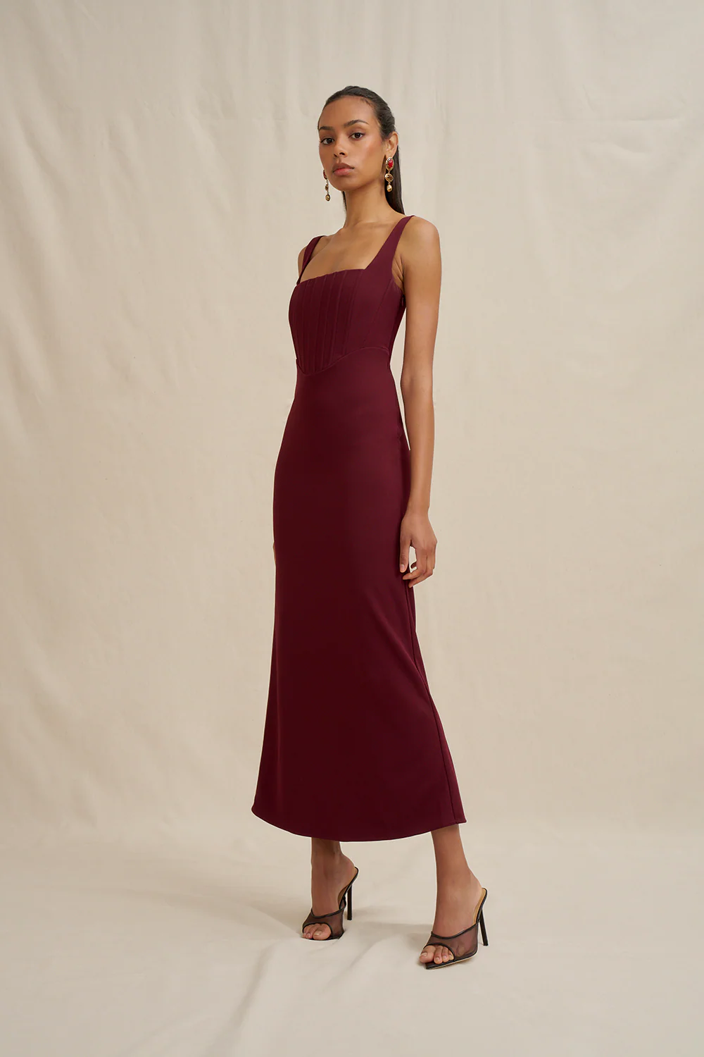 Basia Bodice Midi Dress - Image 5
