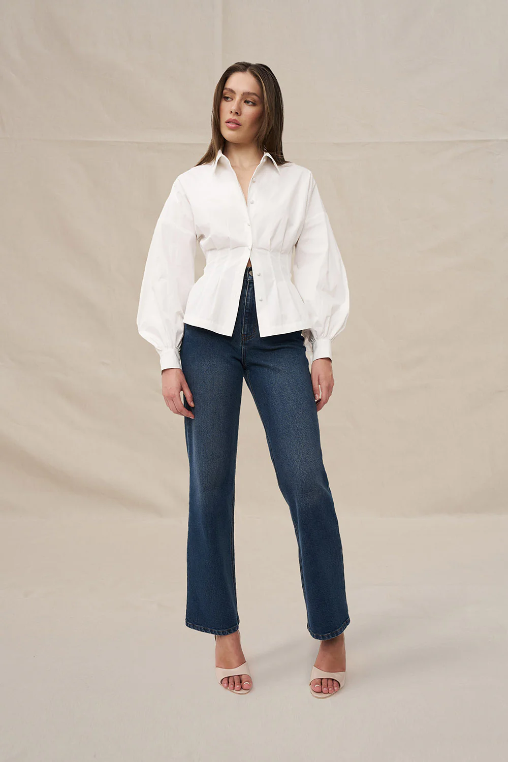 Belinda Blouse Top - Ivory