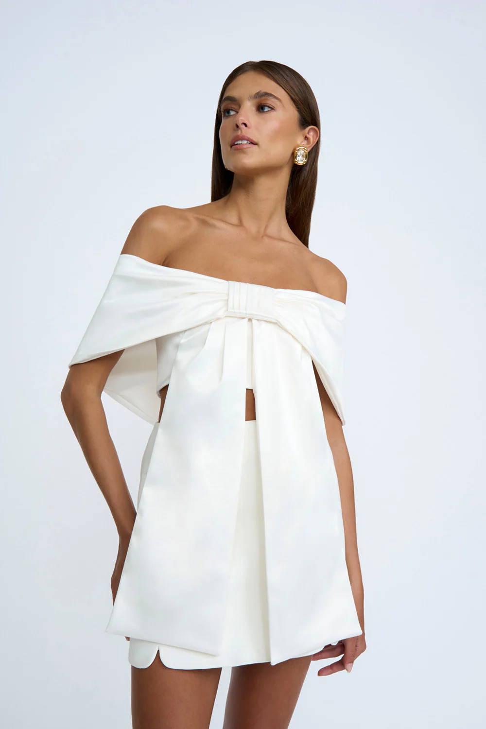 Bettina Bow Top | Final Sale - Ivory - Image 7