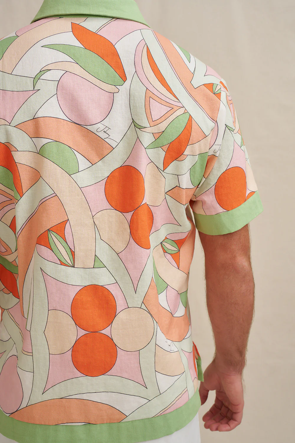 Bloomtide Sun Shirt - Multi Green Peach - Image 7
