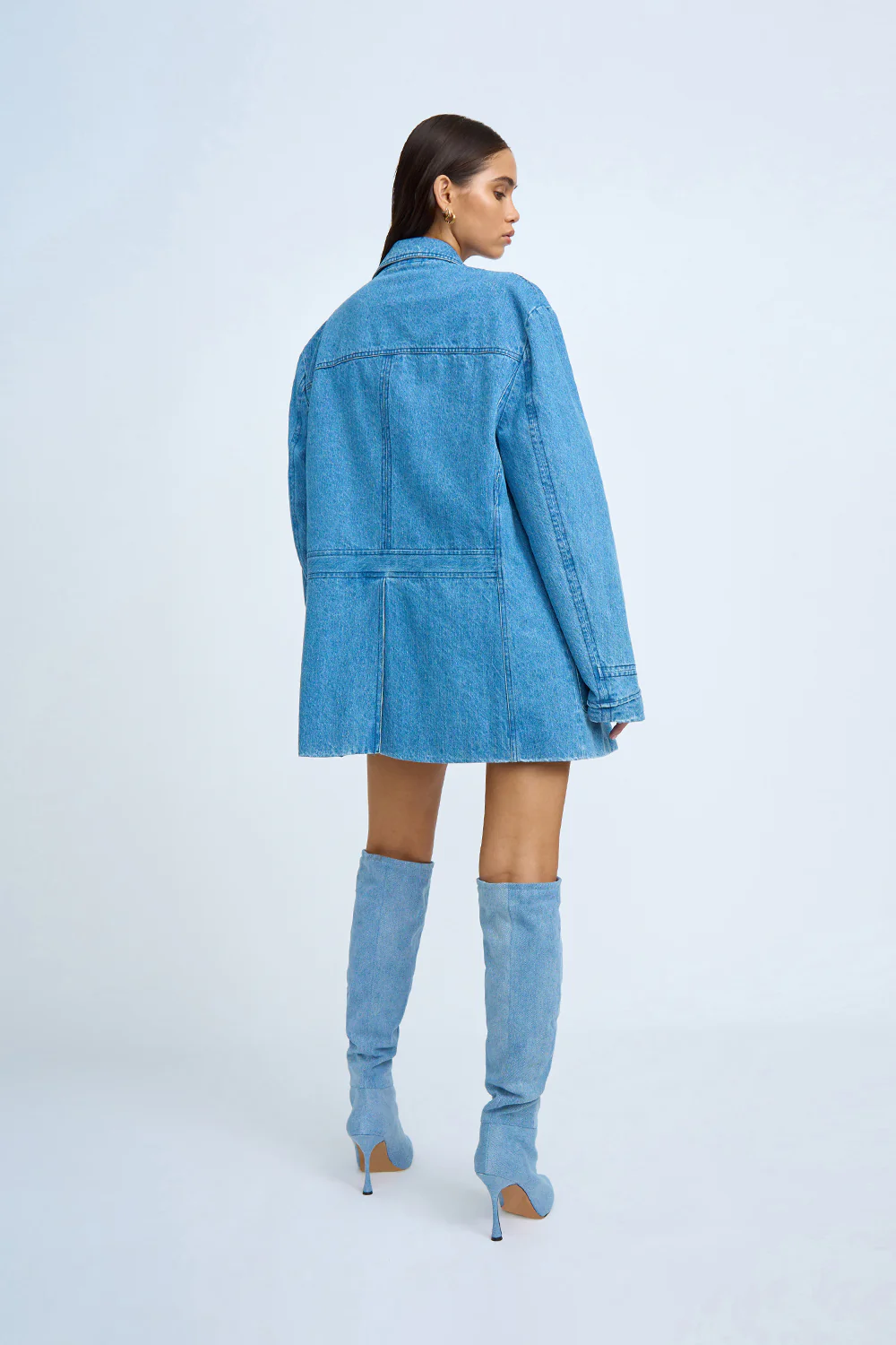 Blue Jean Beauty Blazer | Final Sale - Blue Wash - Image 4