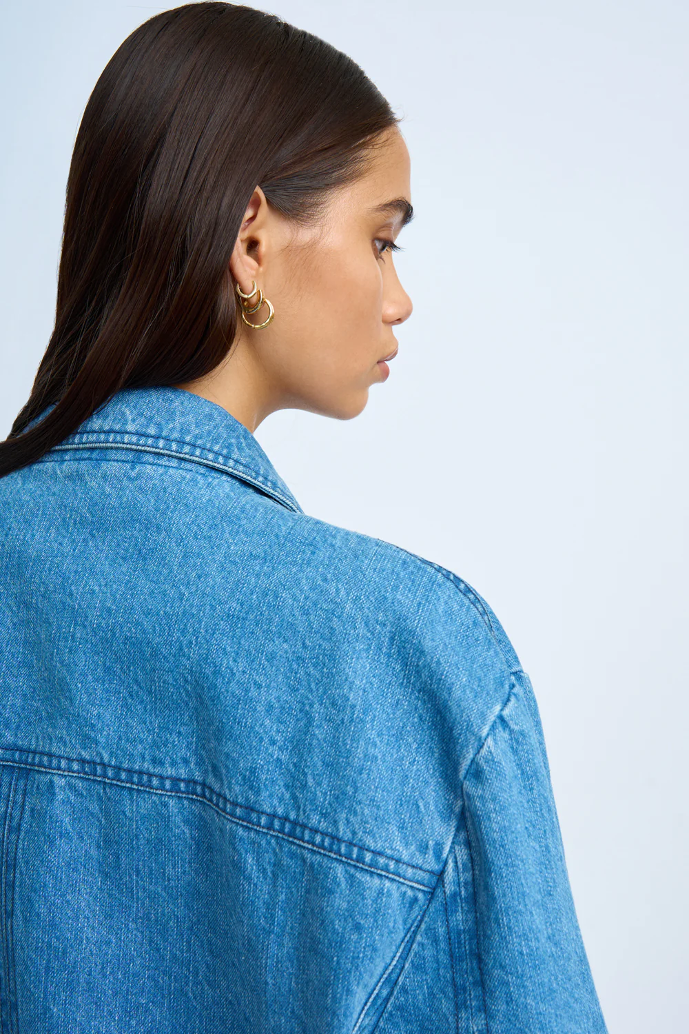 Blue Jean Beauty Blazer | Final Sale - Blue Wash - Image 5