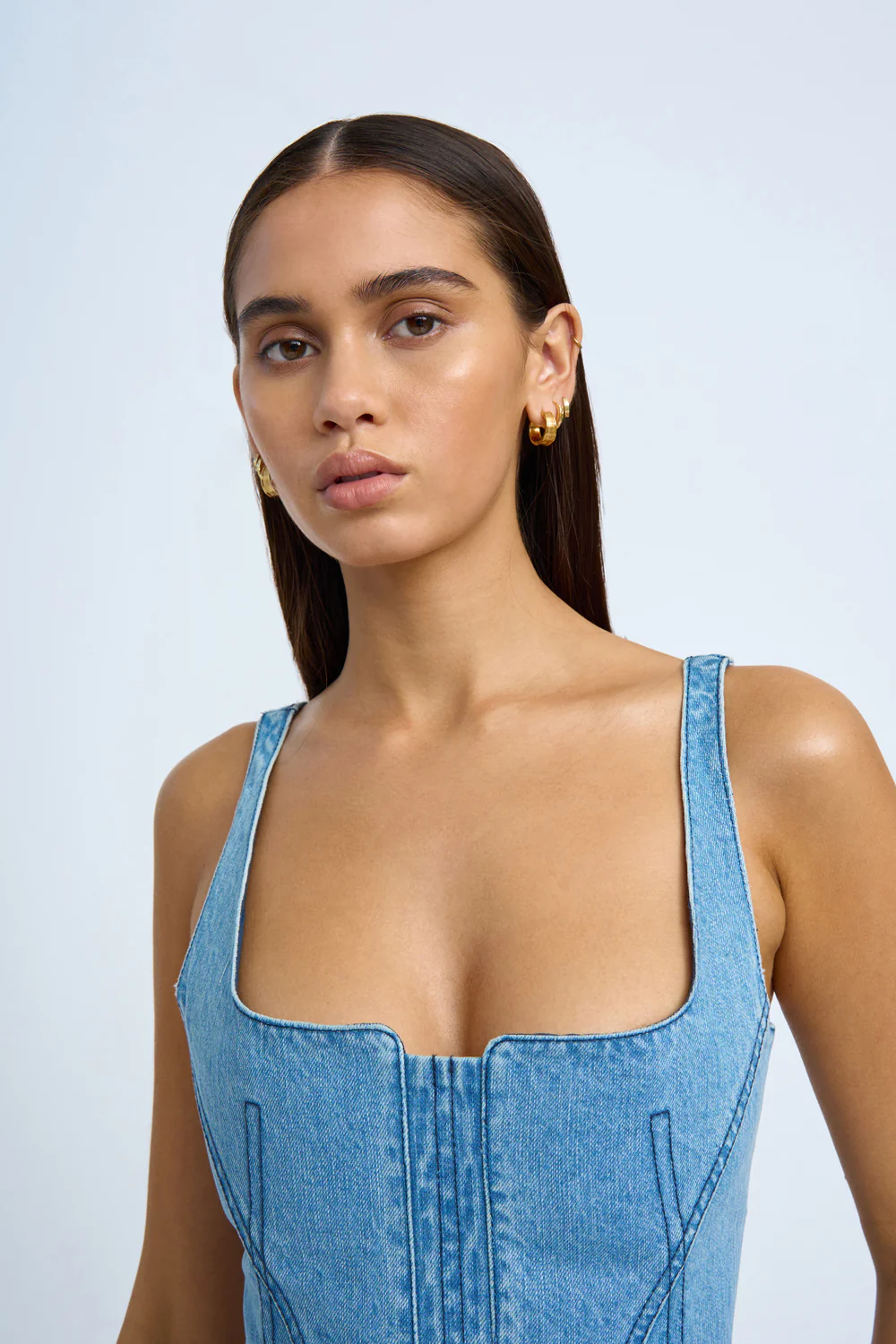 Blue Jean Beauty Bustier | Final Sale - Blue Wash - Image 5