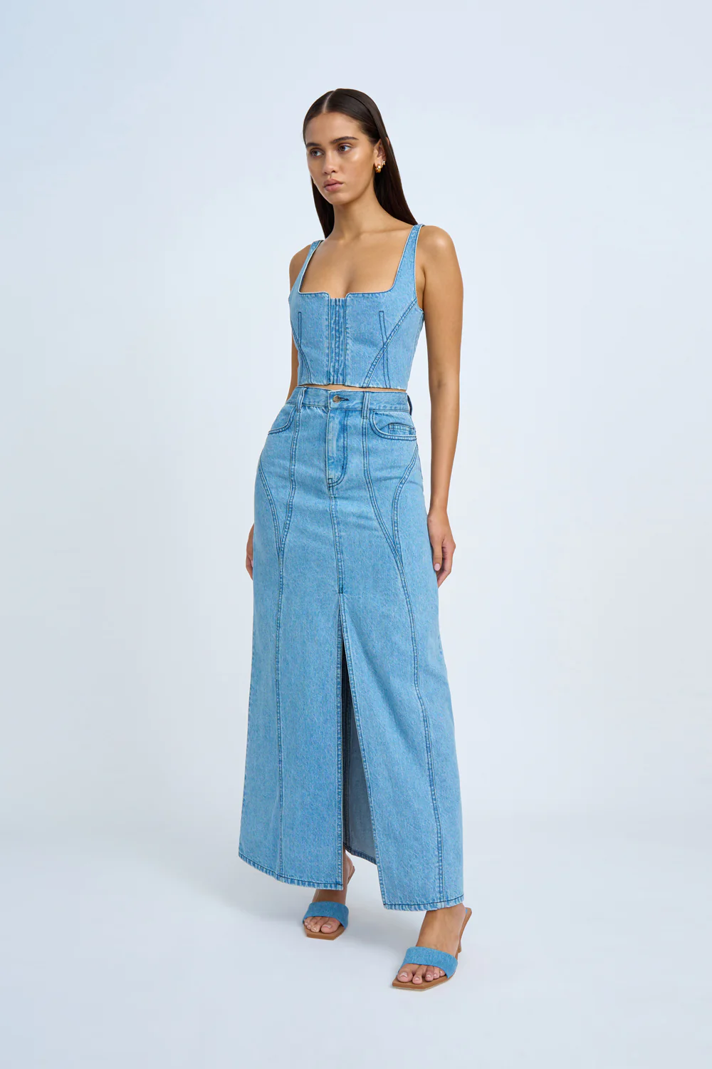 Blue Jean Beauty Bustier | Final Sale - Blue Wash - Image 6