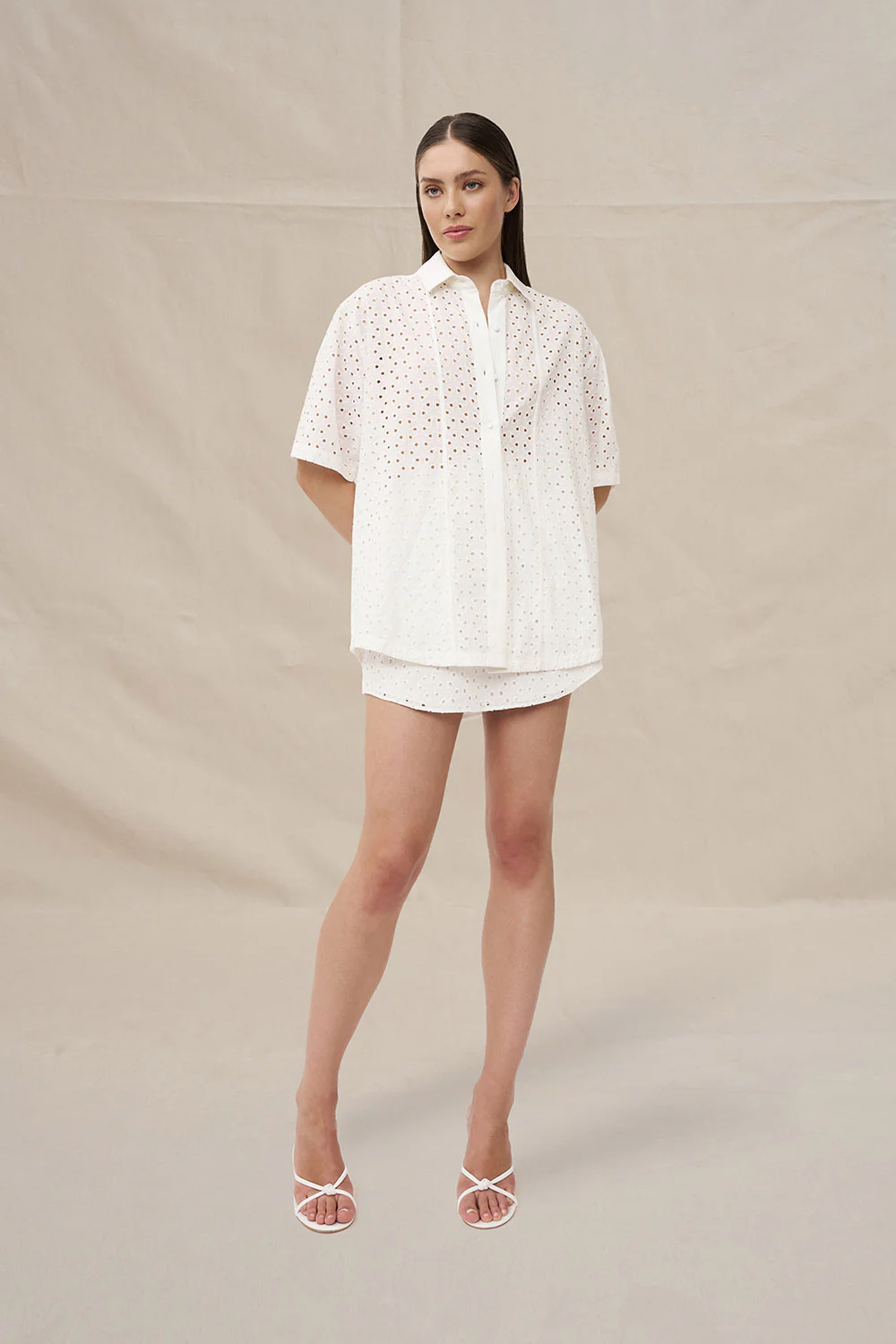 Brody Mini Skirt - Ivory - Image 4