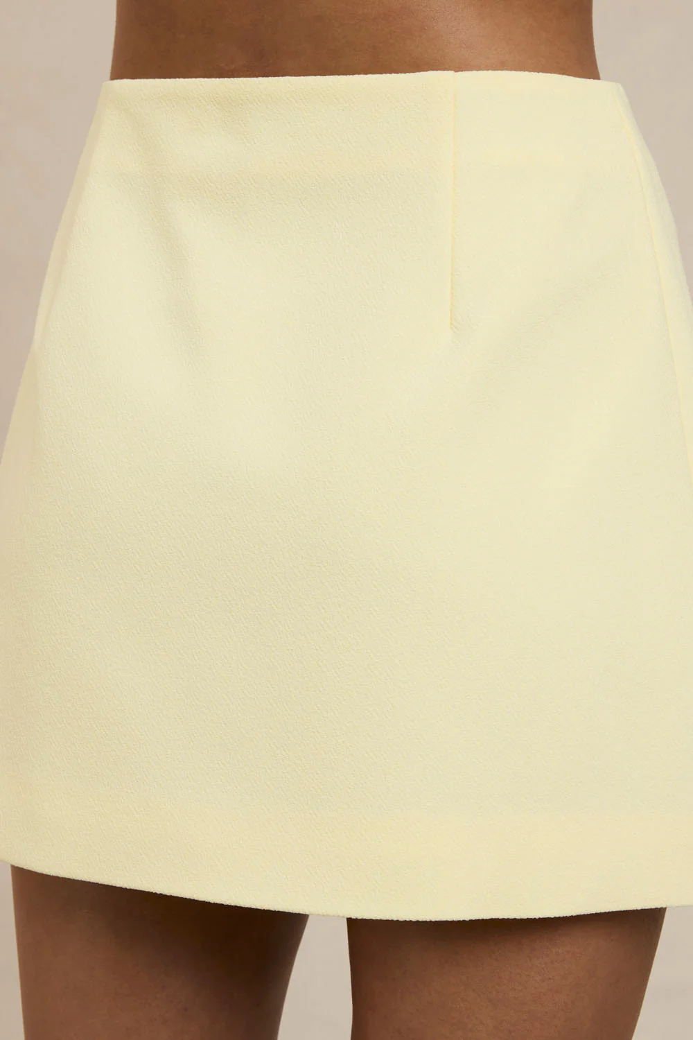 Citrine Mini Skirt - Lemon - Image 6