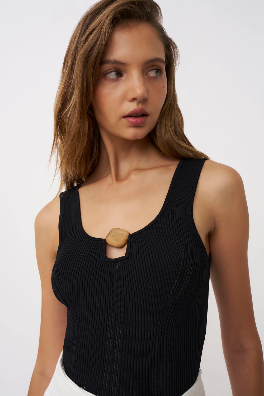 Eco Bead Knit Top | Final Sale - Black - Image 2