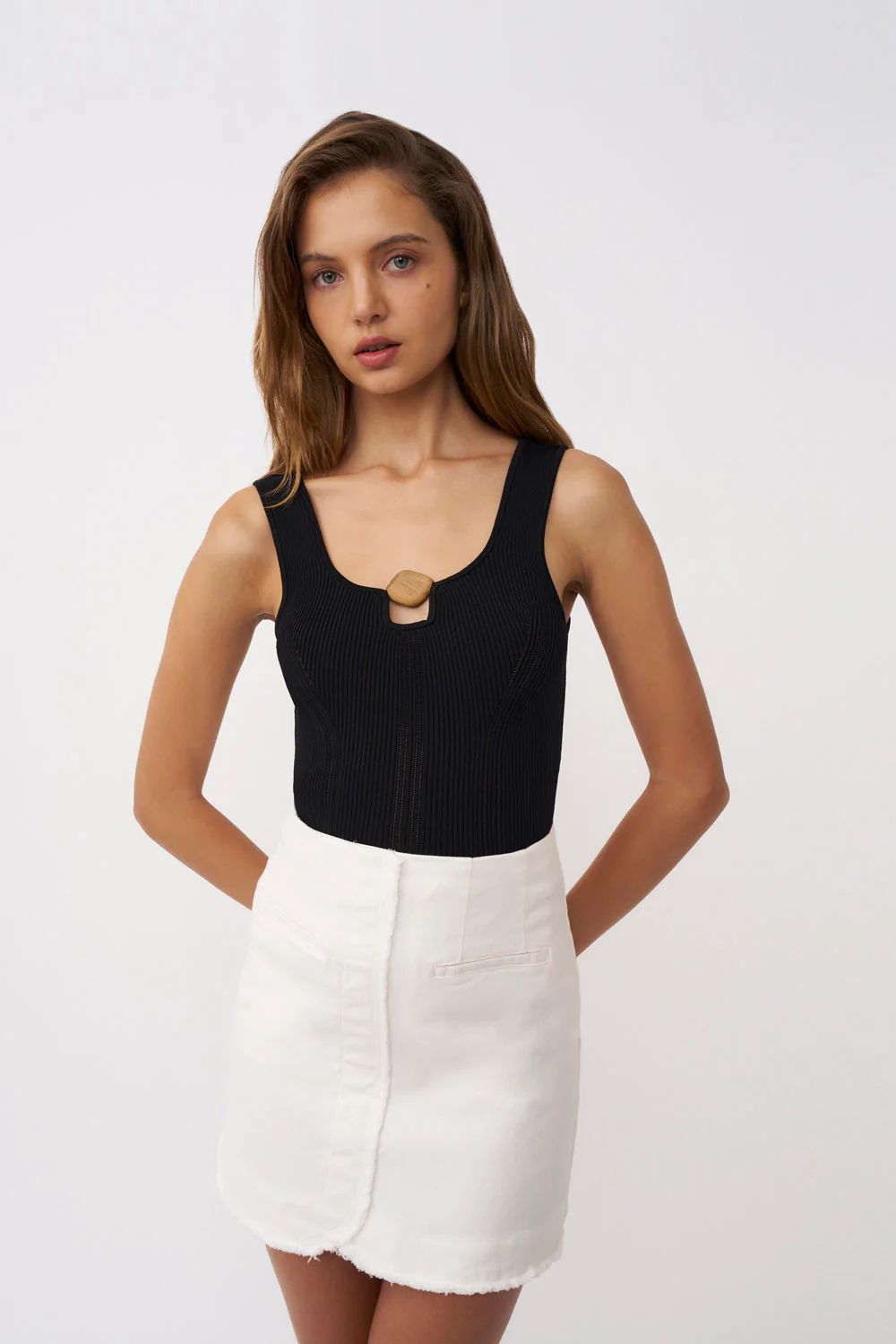 Eco Bead Knit Top | Final Sale - Black - Image 4