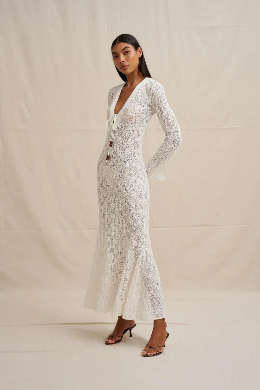 Eliana Sheer Ankle Dress - Image 5