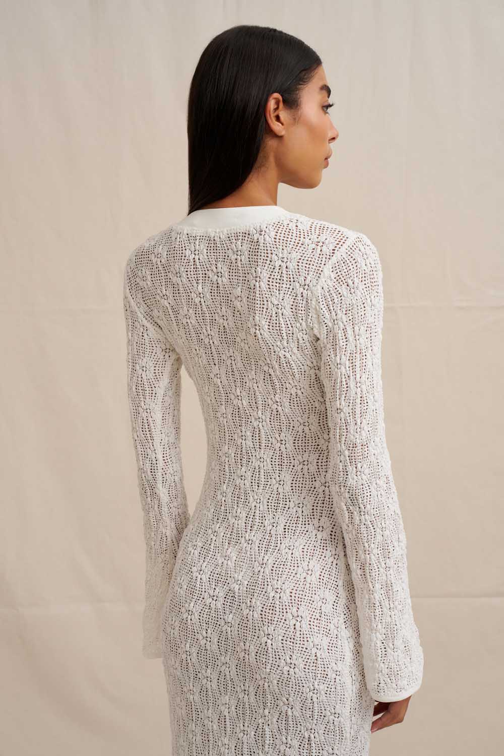 Eliana Sheer Ankle Dress - Image 8