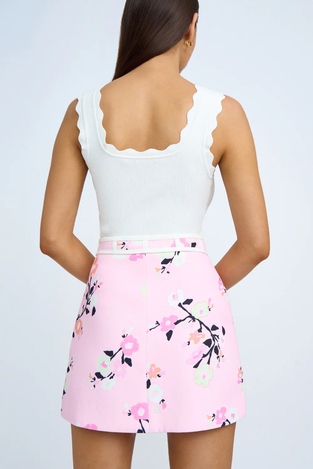 Floral Romance Mini Skirt | Final Sale - Pink Multi - Image 7