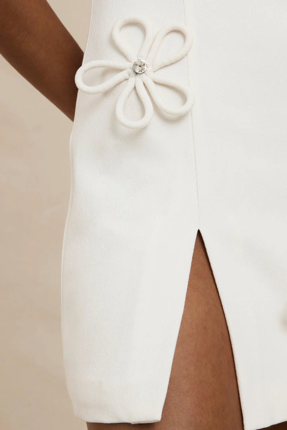 Flower Form Mini Dress - Image 15