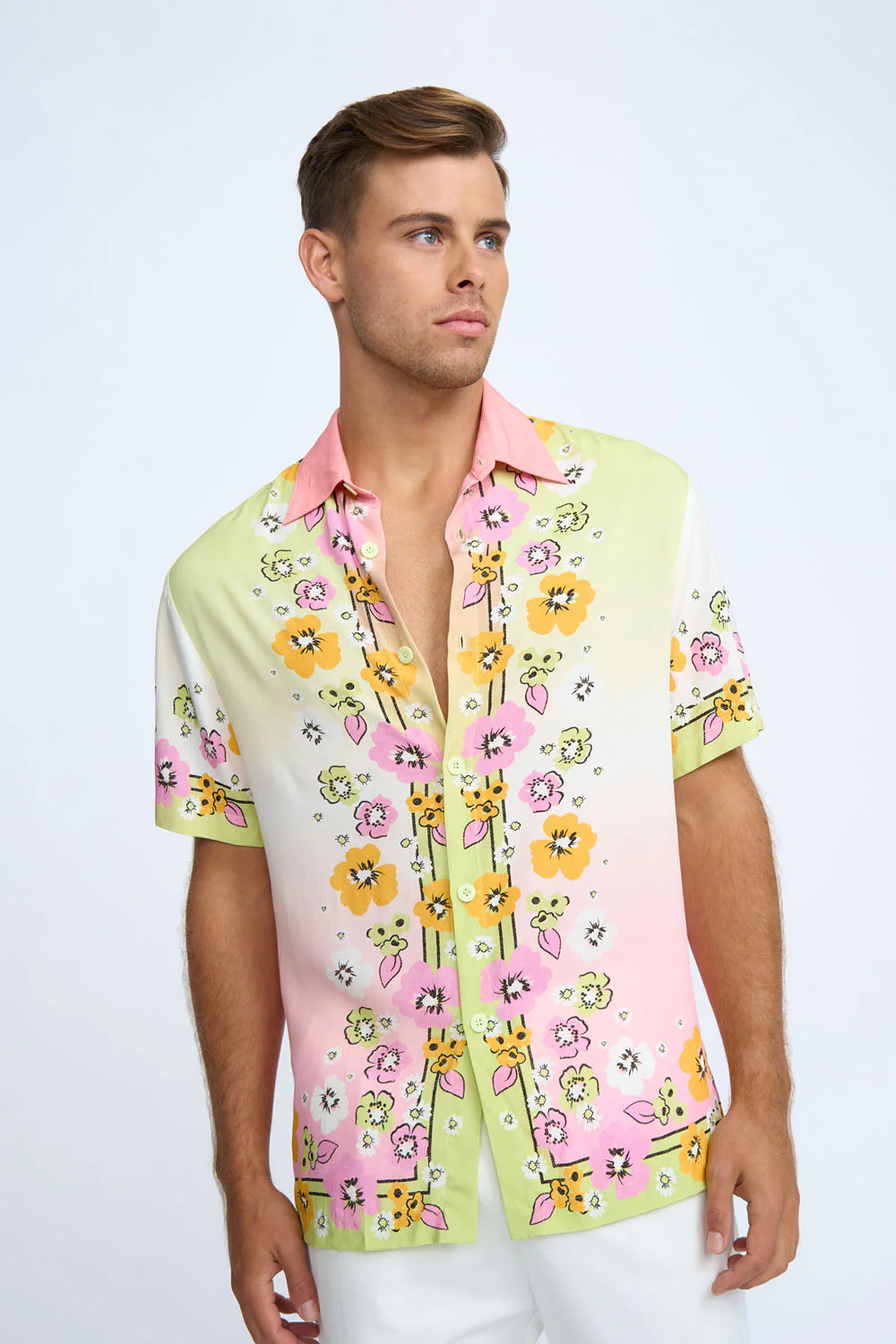 Golden Floral Sun Shirt | Final Sale - Multi Floral - Image 7