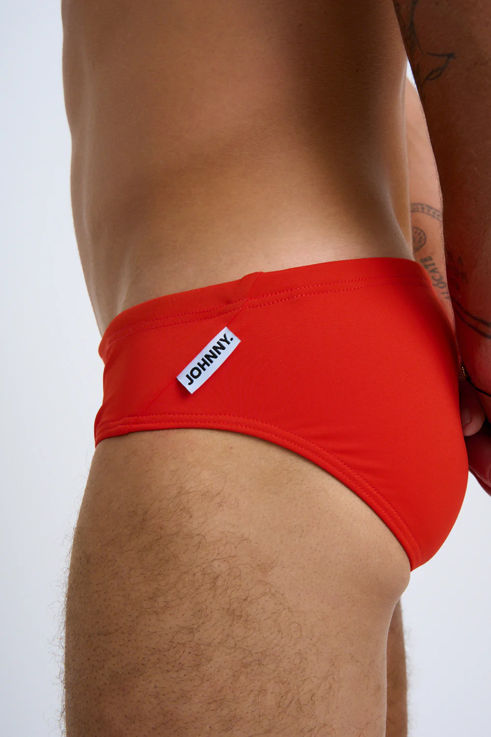 Johnny Swim Brief | Final Sale - Red - Image 6