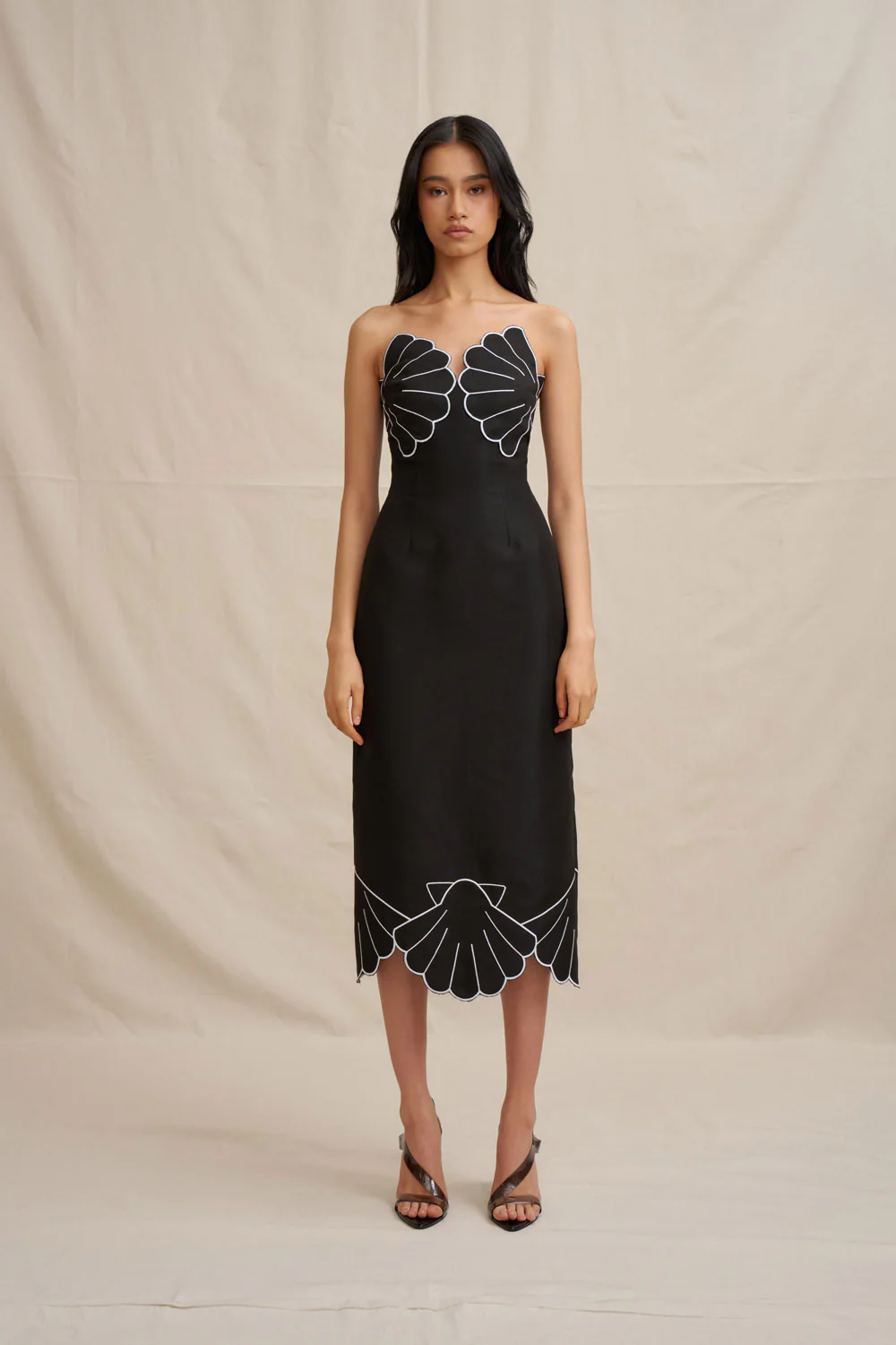 Kimora Shell Midi Dress