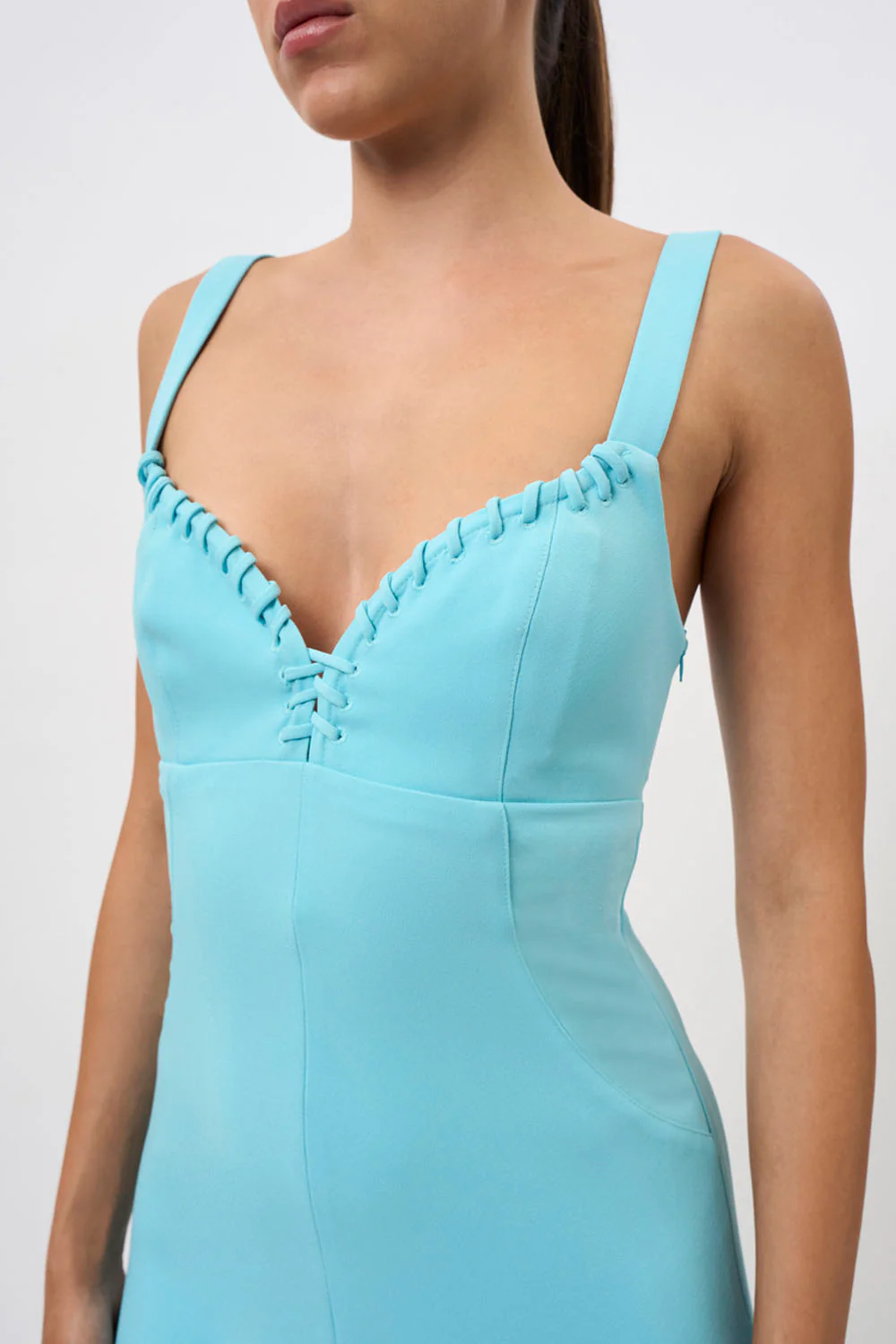 Lady Lace Up Ankle Dress | Final Sale - Blue - Image 2