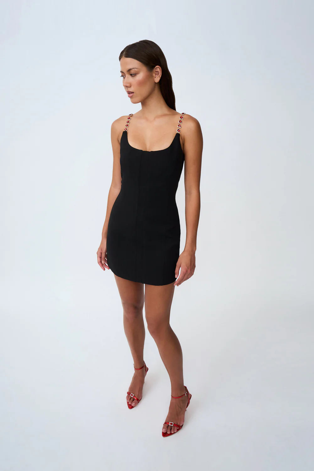 Love Chain Mini Dress | Final Sale - Black - Image 7