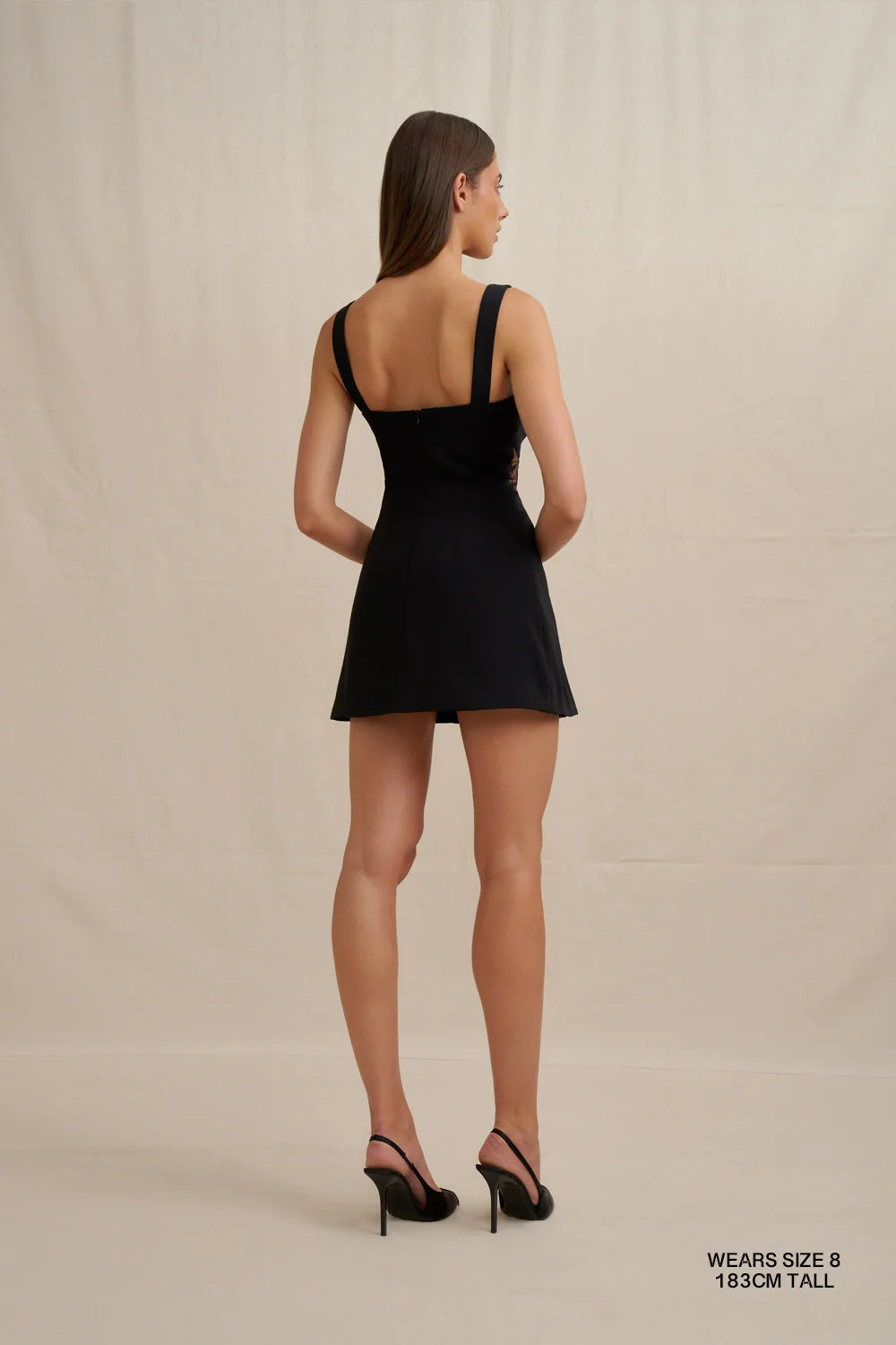 Luna Lace Mini Dress - Image 3