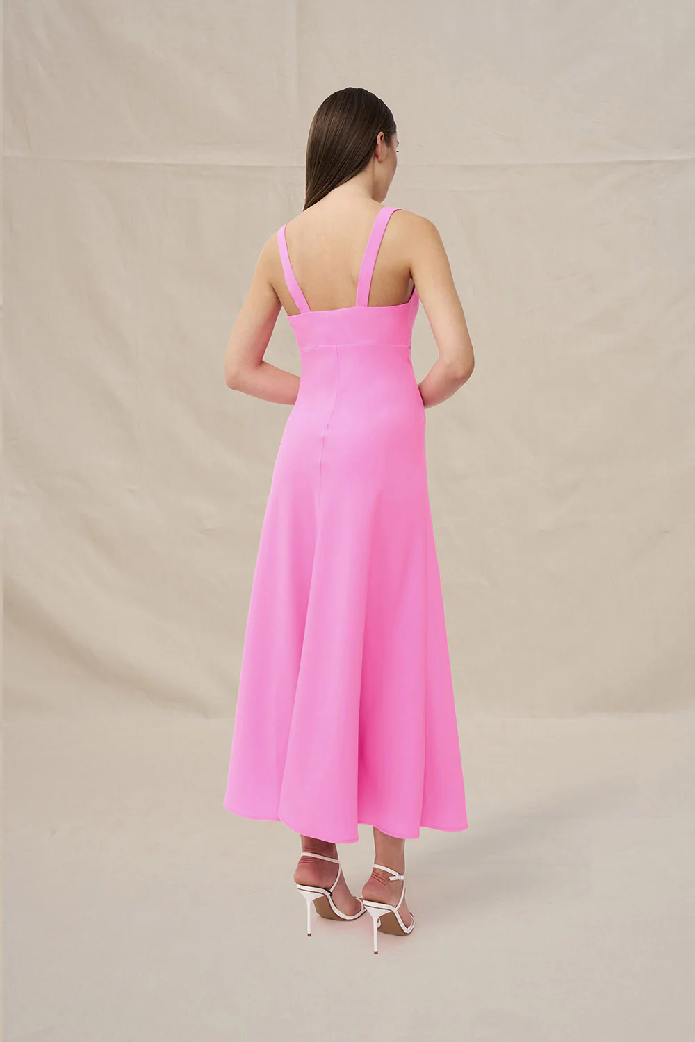Madison Full Length Dress - Pink - Image 4