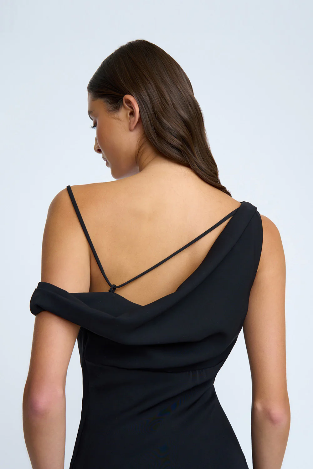 Nadel Asymmetric Split Dress | Final Sale - Black - Image 4