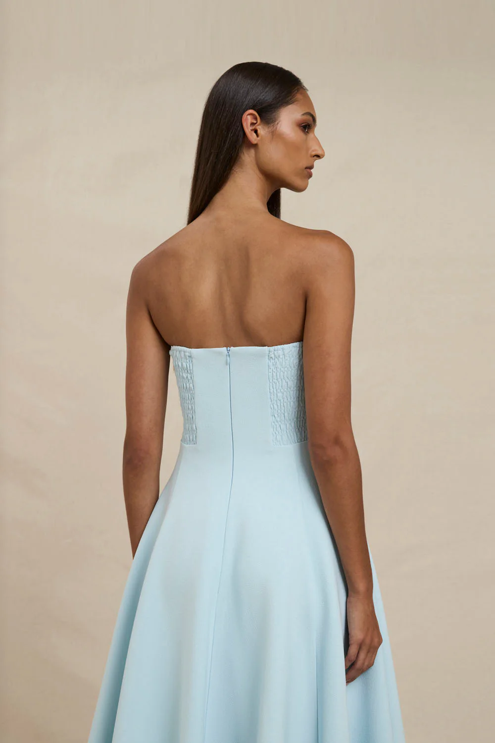 Oceana Strapless Dress - Black Blue - Image 4