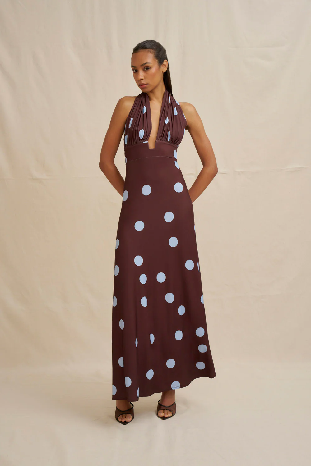 Paloma Polka Ankle Dress - Image 3