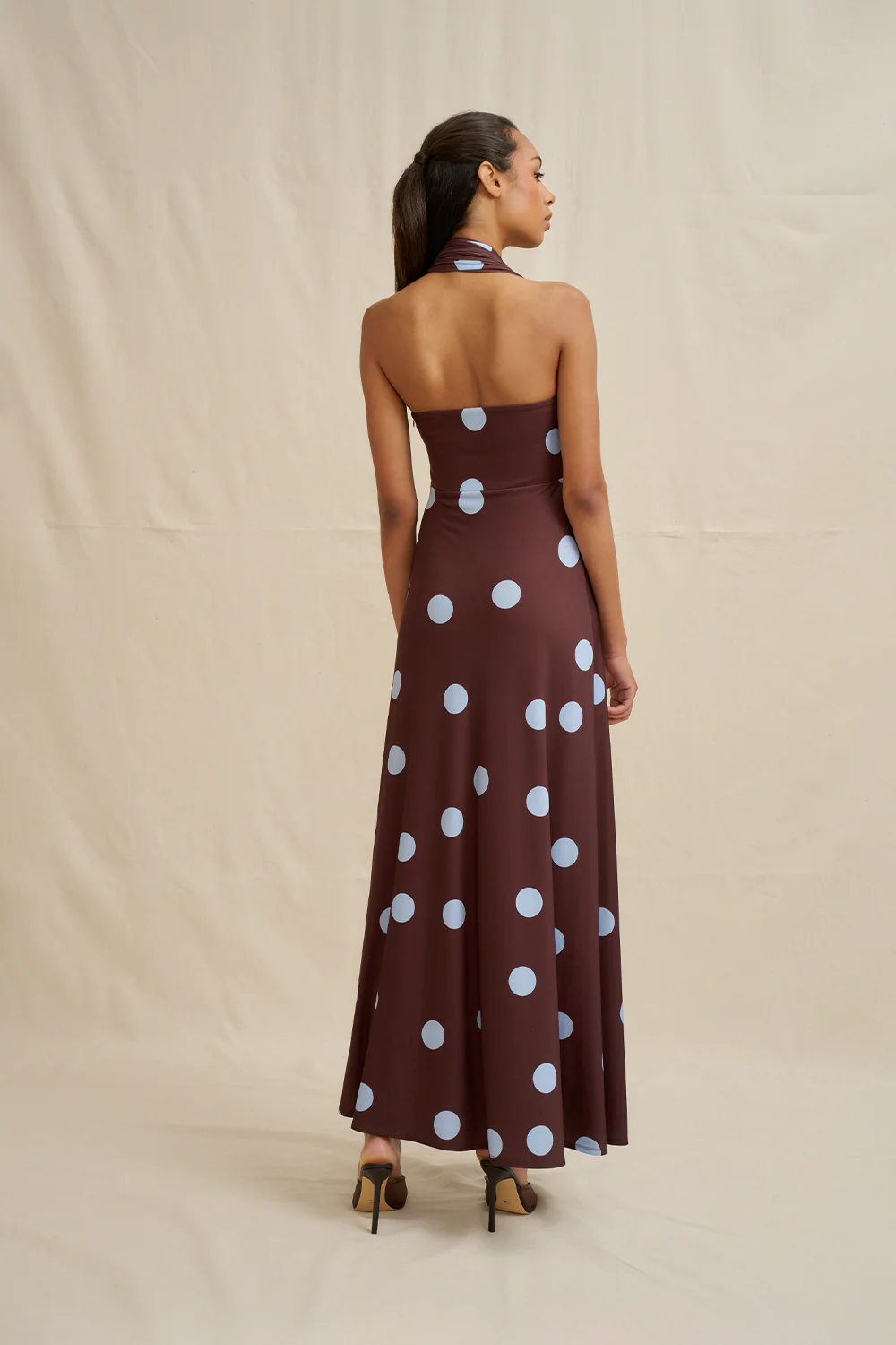 Paloma Polka Ankle Dress - Image 6