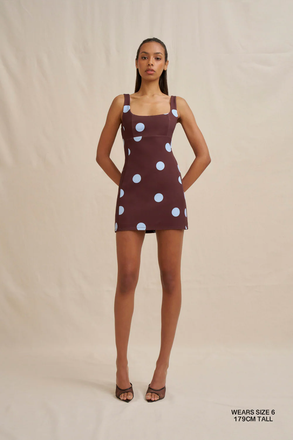 Paloma Polka Mini Dress - Image 3
