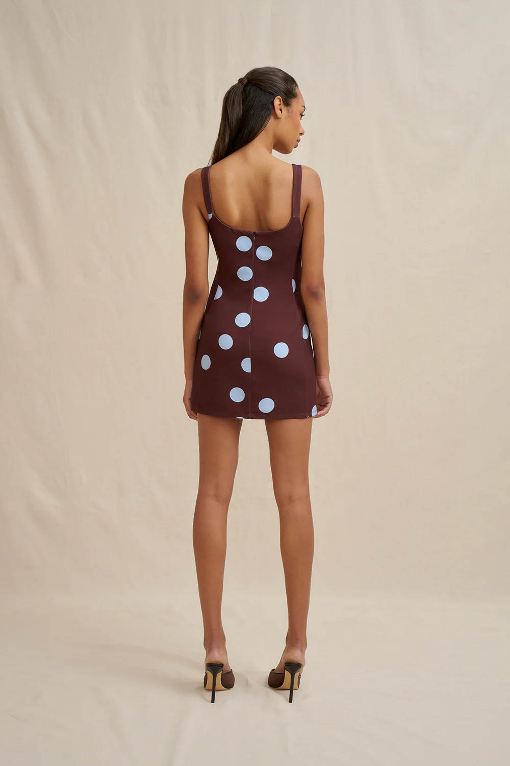 Paloma Polka Mini Dress - Image 4