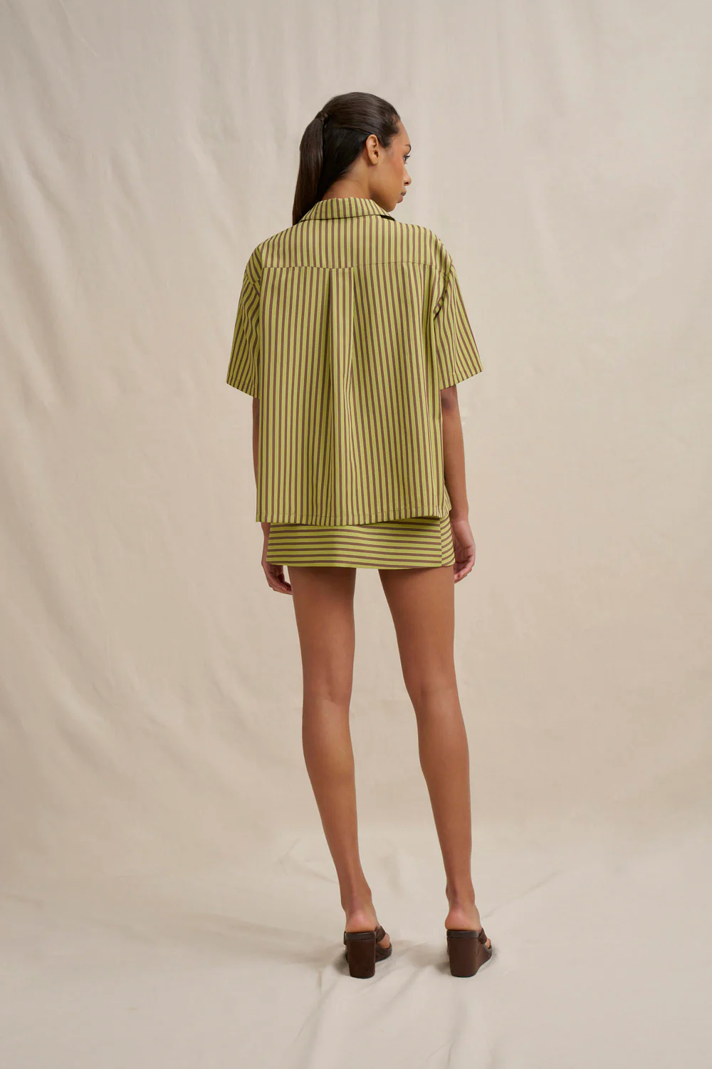 Pear Stripe Mini Skirt - Image 4