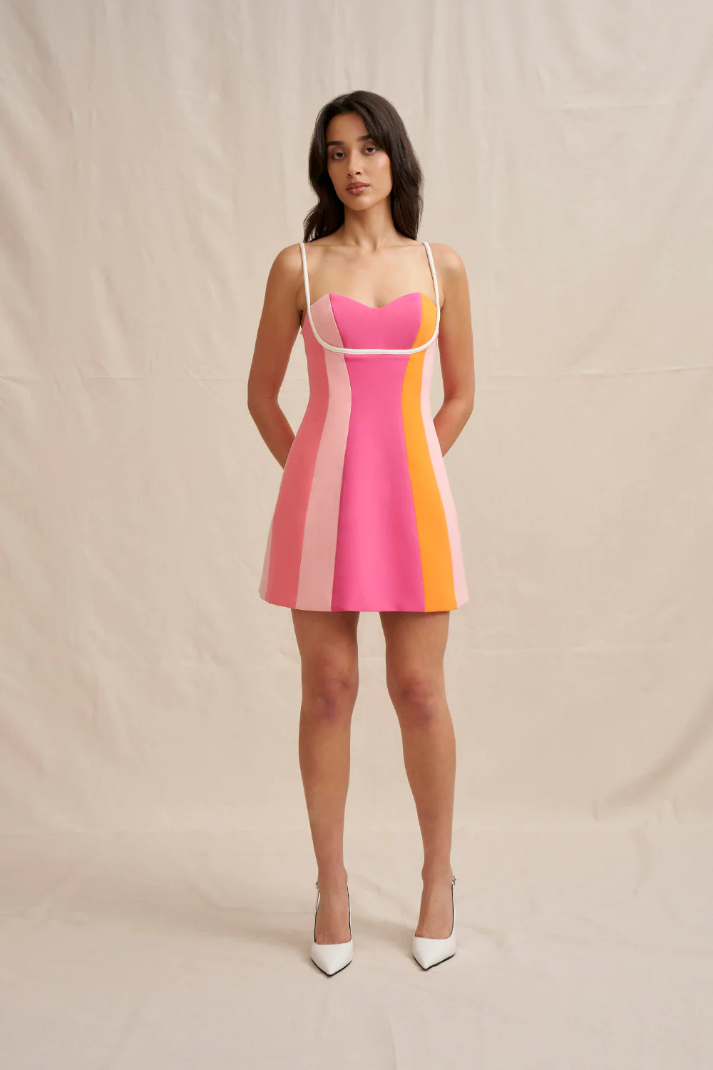 Pink Palette Mini Shift Dress - Pink - Image 4