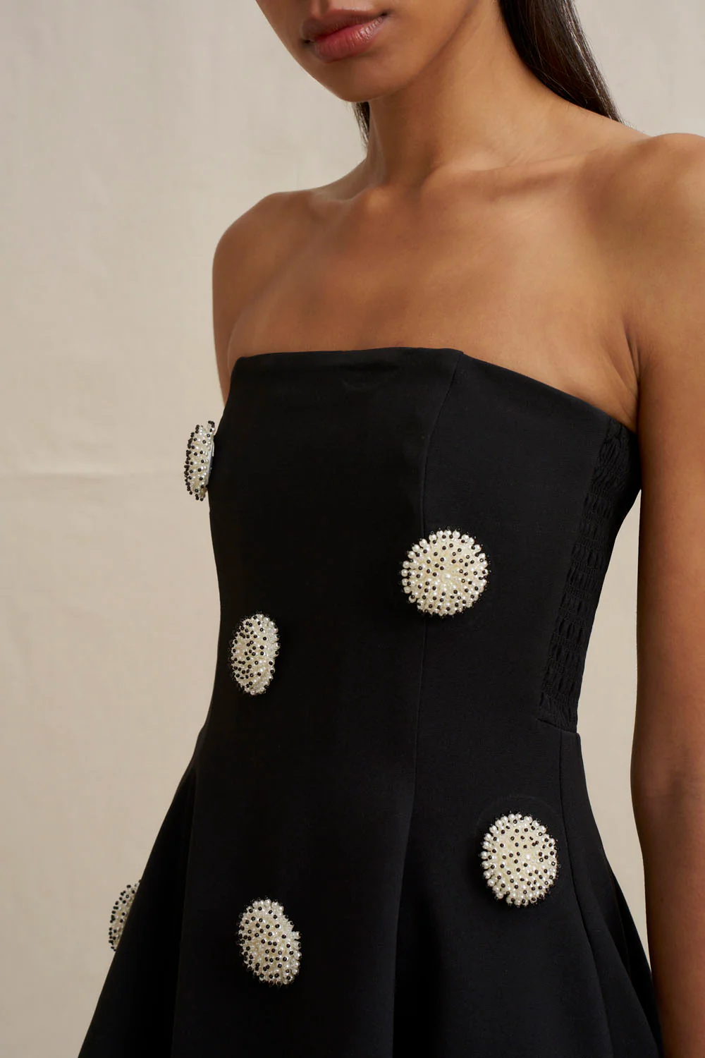 Priscilla Mini Dress - Black - Image 5