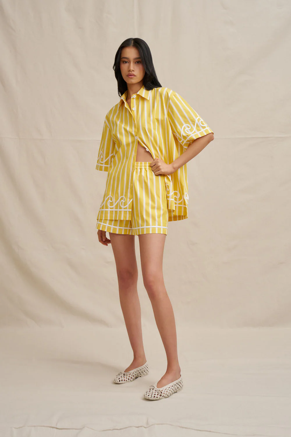 Reese Stripe Sun Shirt - Image 10