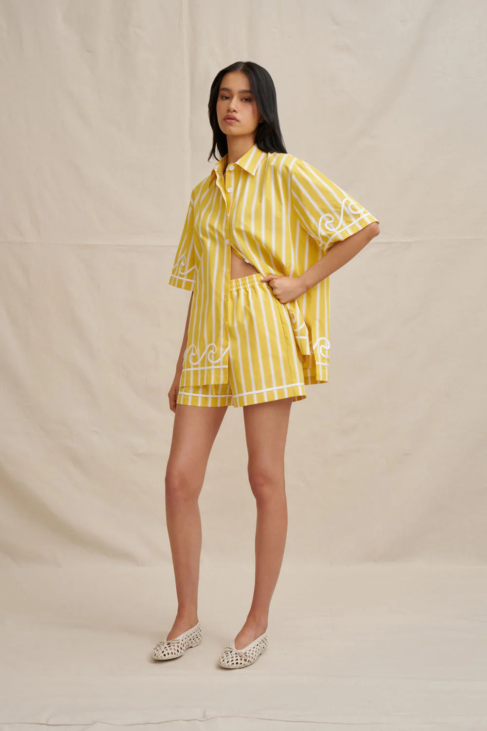 Reese Stripe Sun Shirt - Image 6