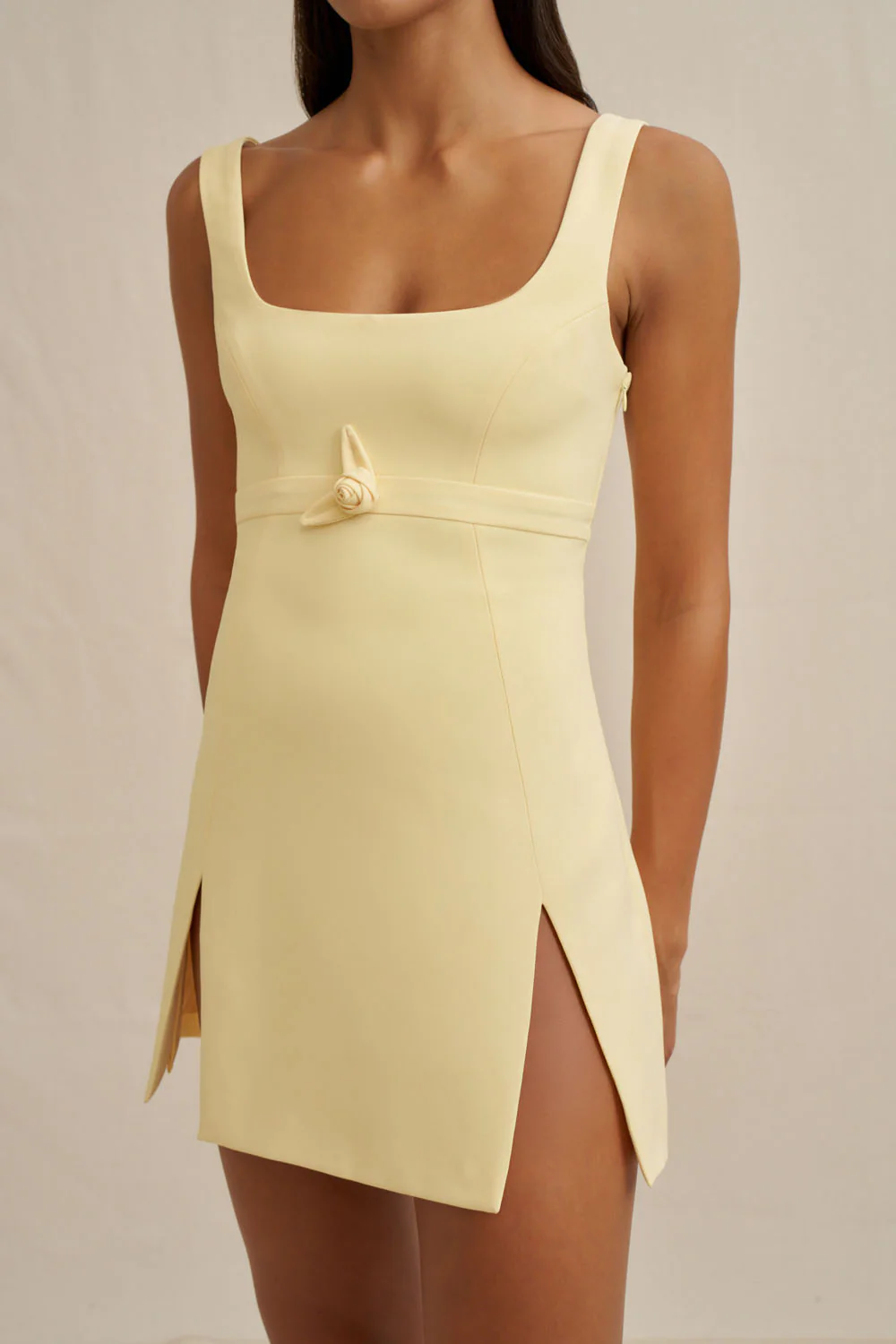 Rosie Split Mini Dress - Image 4