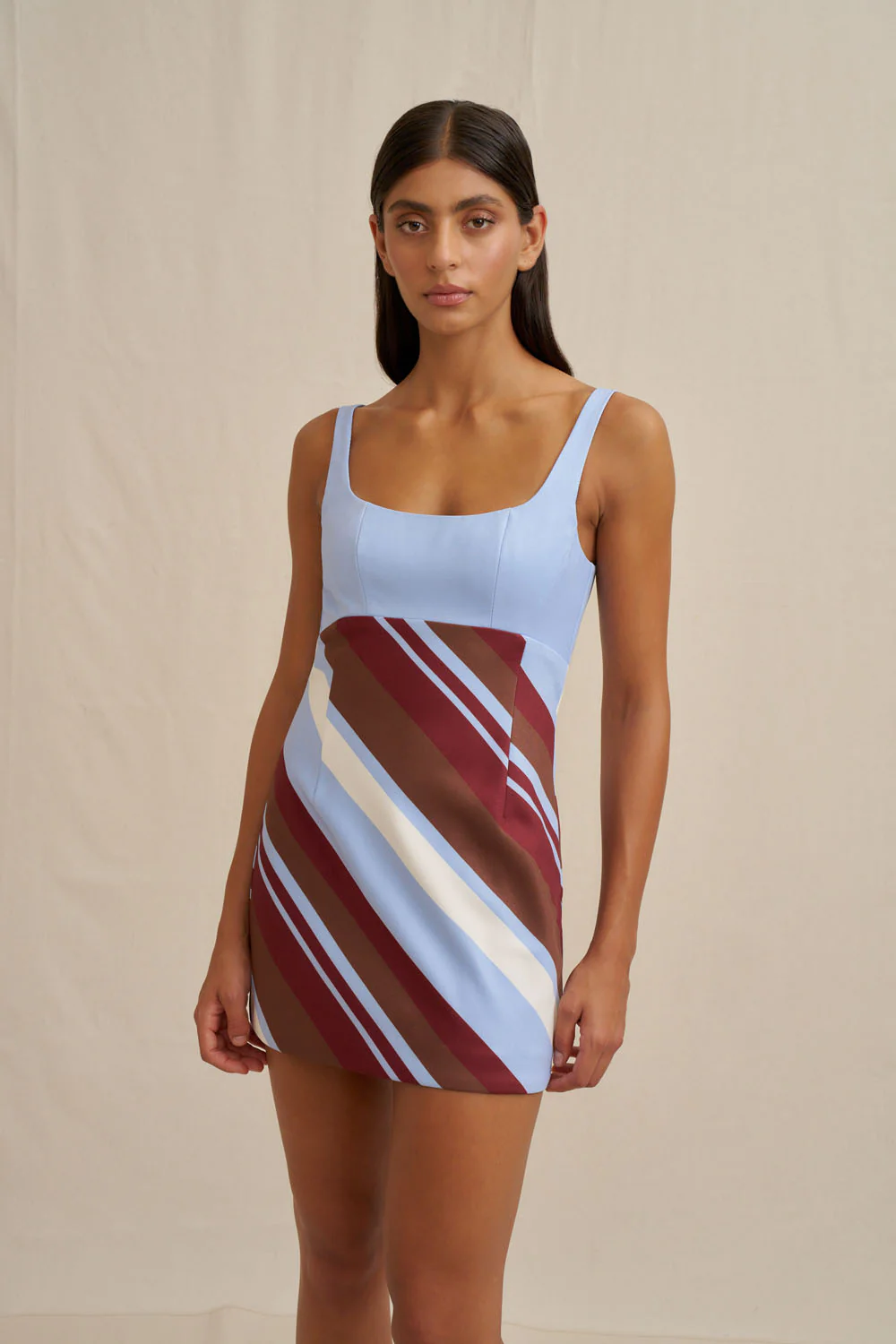 Sabina Stripe Mini Dress - Image 2