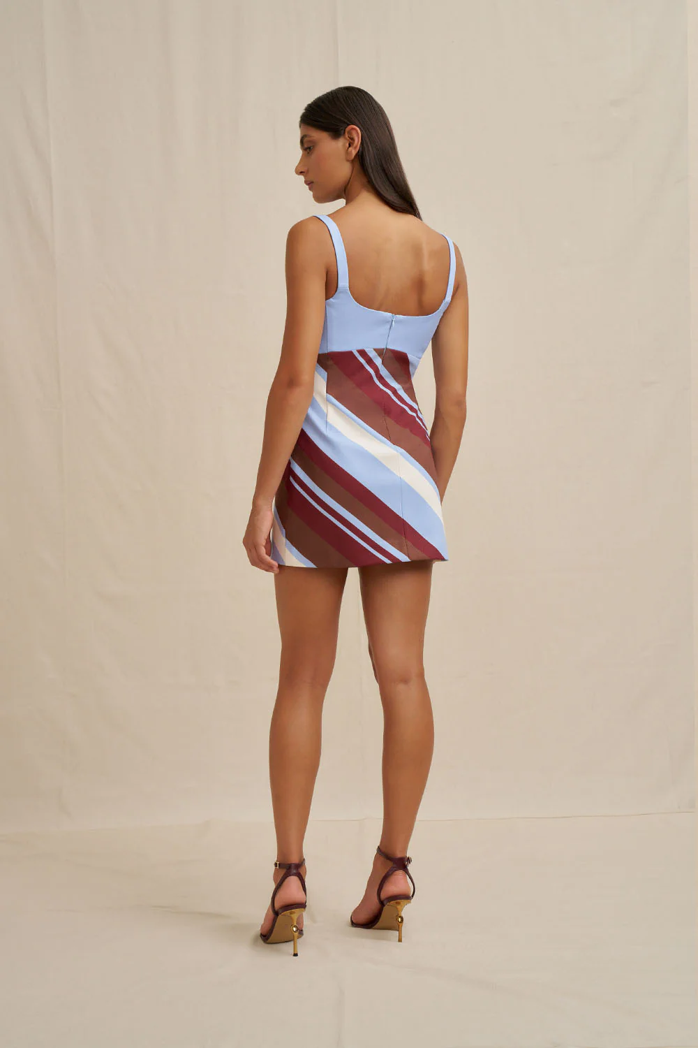 Sabina Stripe Mini Dress - Image 4