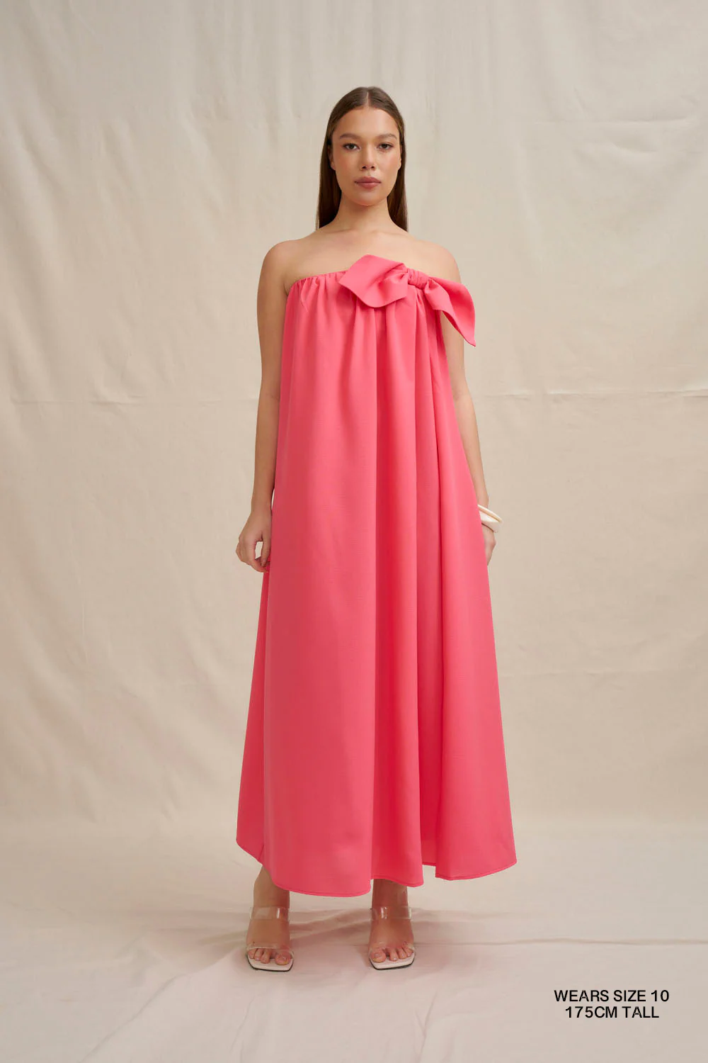 Sabrina Maxi Dress - Coral Pink - Image 5