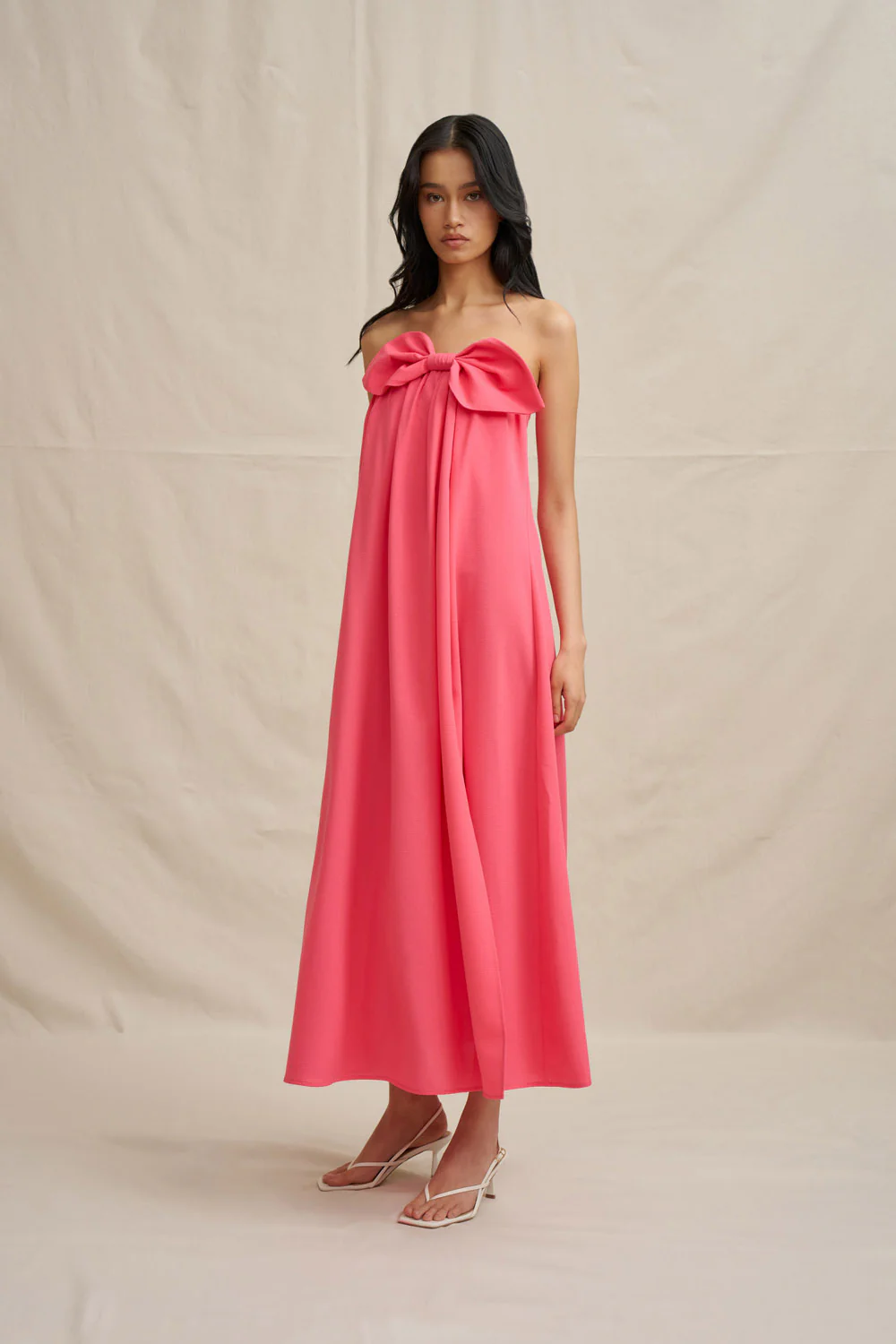 Sabrina Maxi Dress - Coral Pink - Image 6
