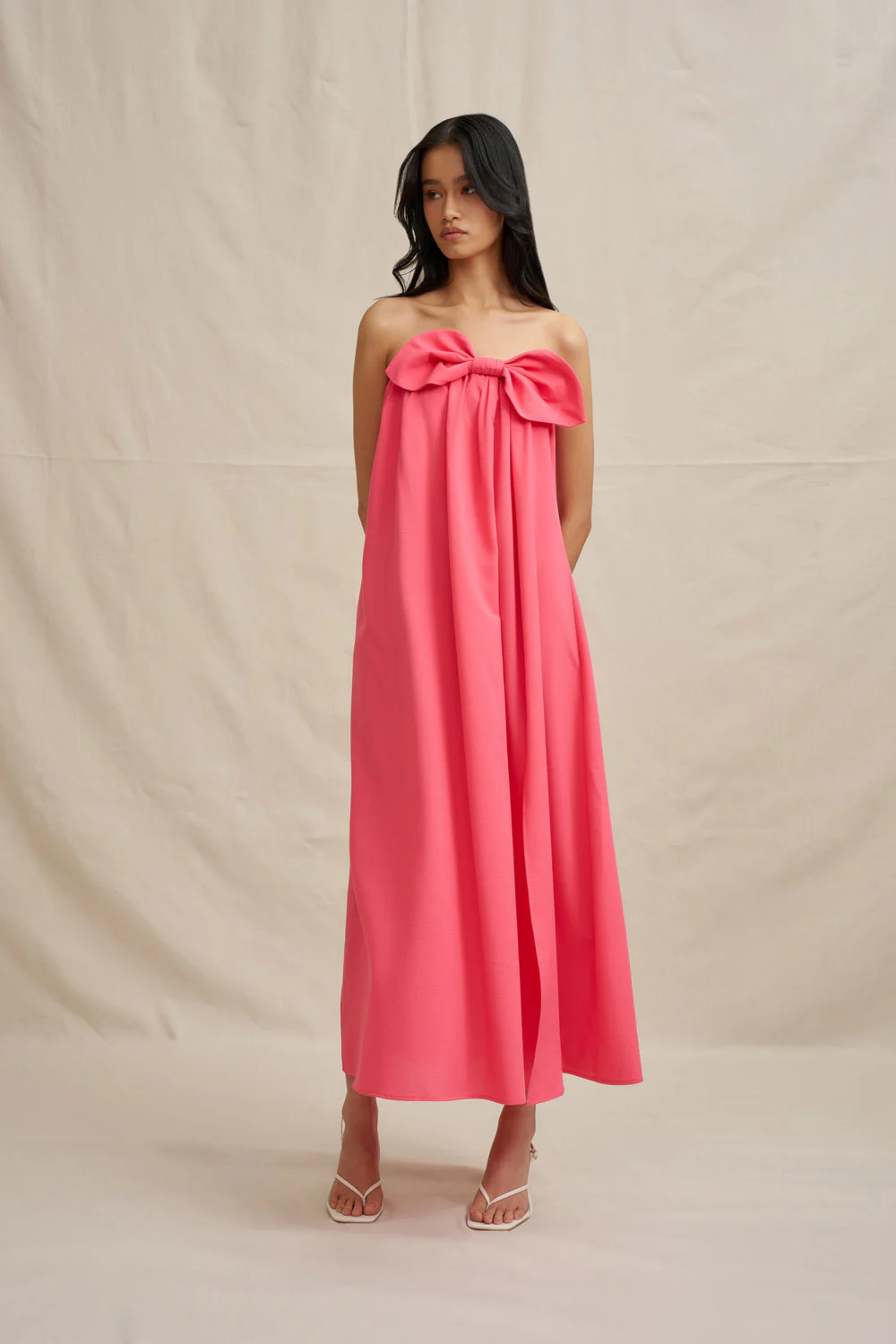 Sabrina Maxi Dress - Coral Pink - Image 8