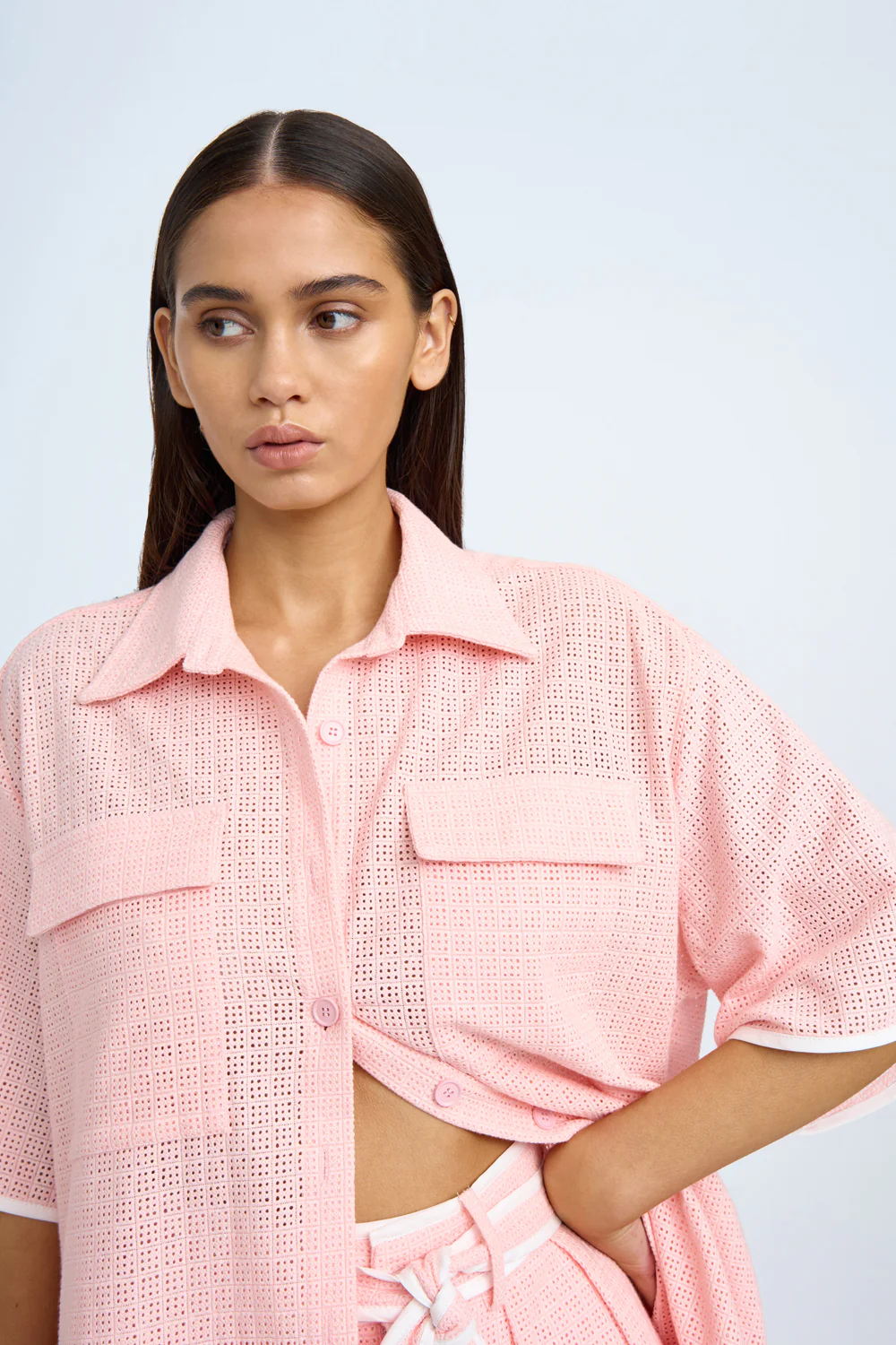 Serena Pocket Sun Shirt | Final Sale - Dusty Pink - Image 4