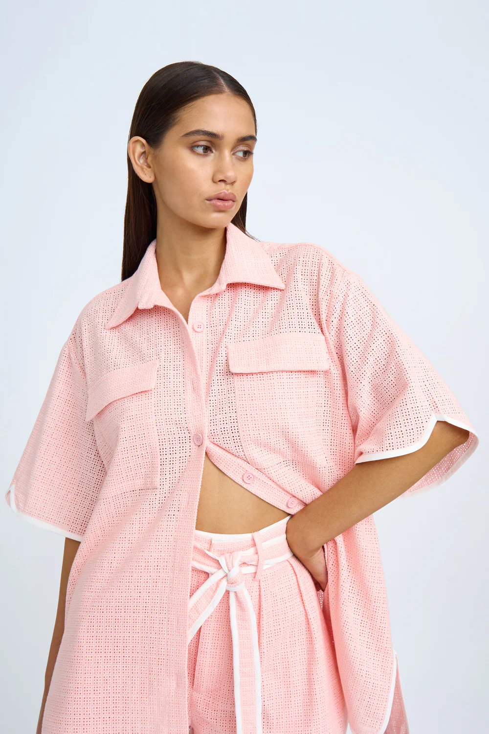 Serena Pocket Sun Shirt | Final Sale - Dusty Pink - Image 6