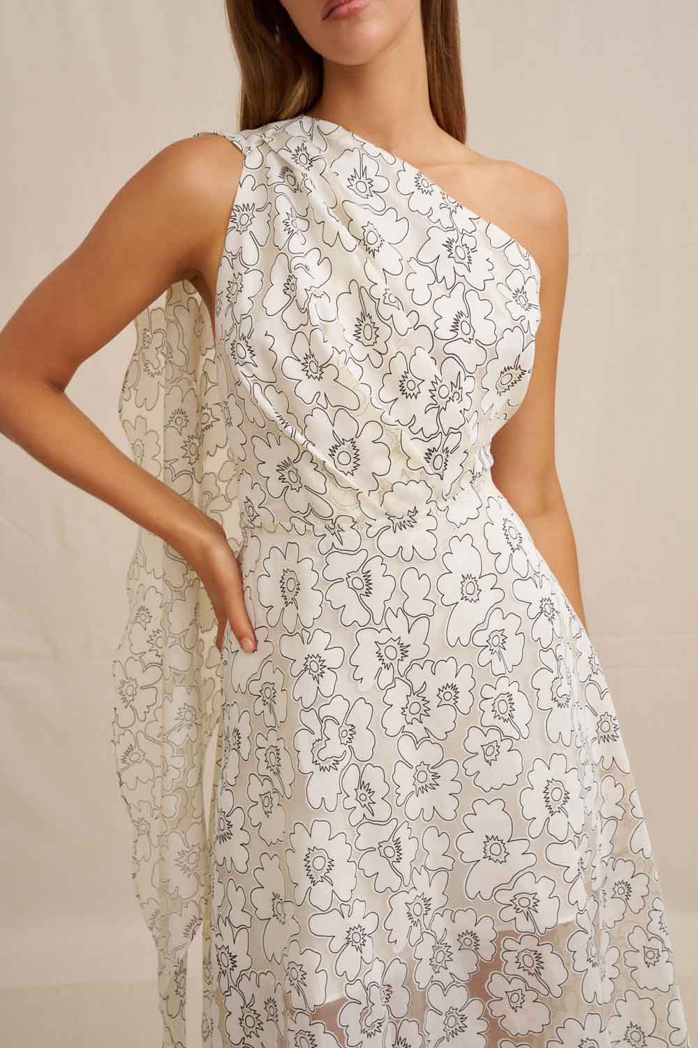 Serephina Floral Ankle Dress - Image 11