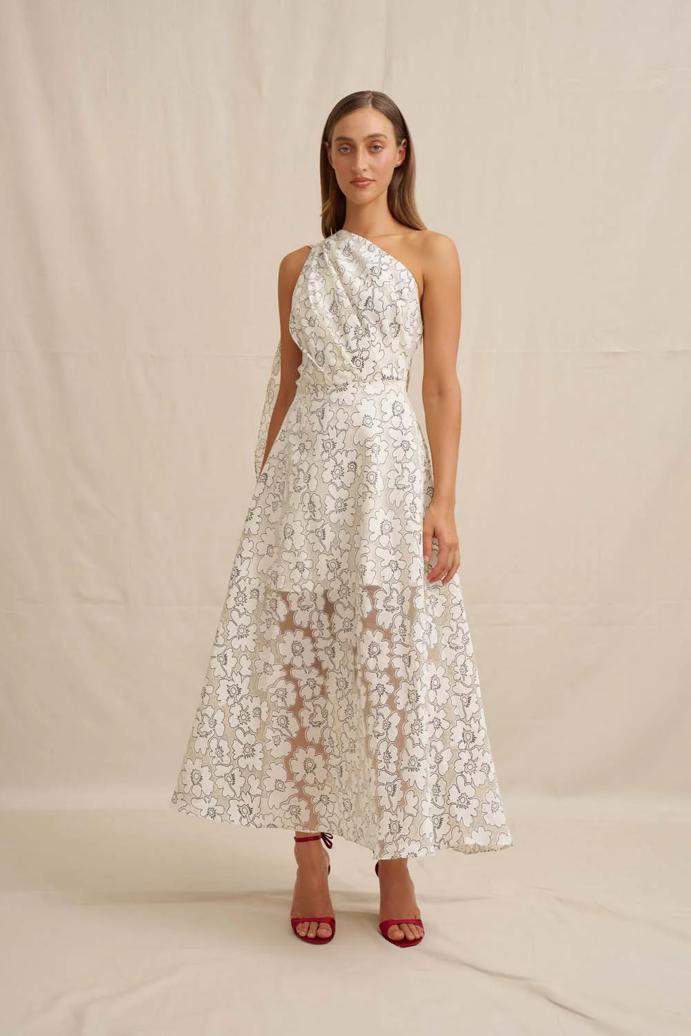 Serephina Floral Ankle Dress - Image 8