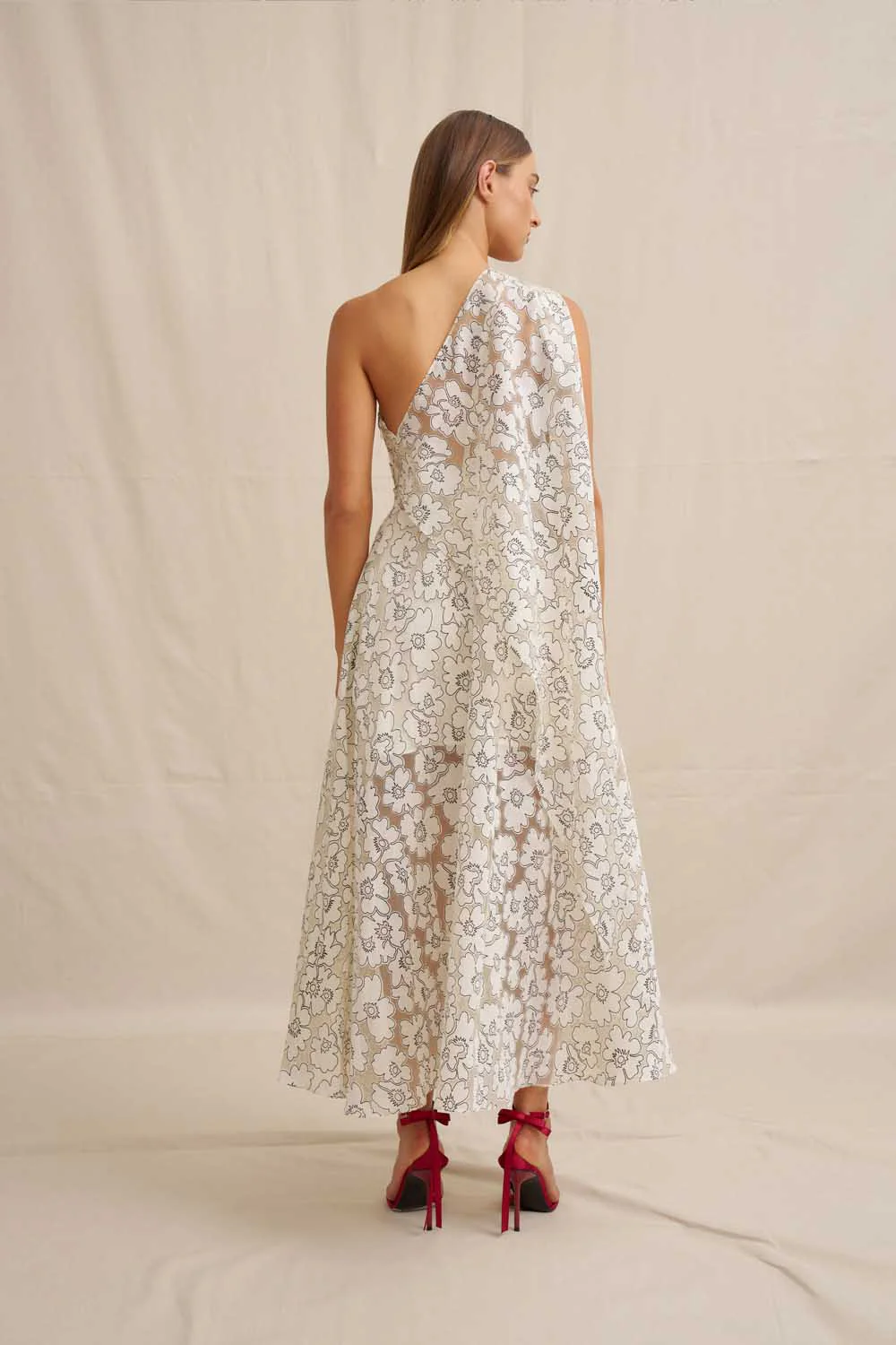 Serephina Floral Ankle Dress - Image 9
