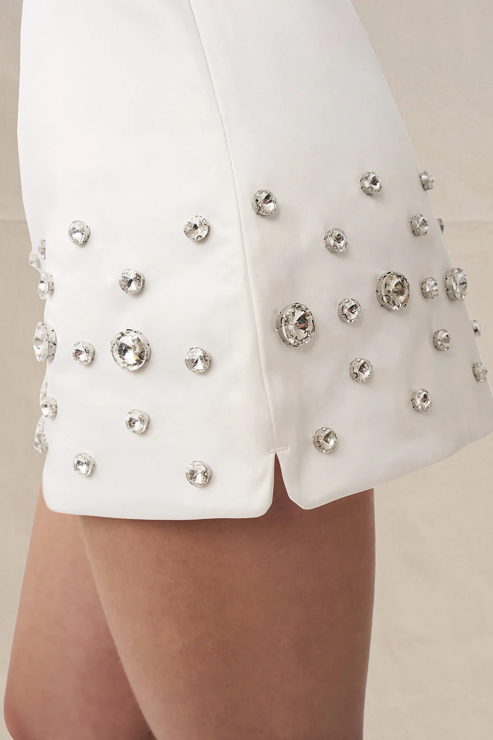 Sia Mini Skirt - Ivory - Image 4