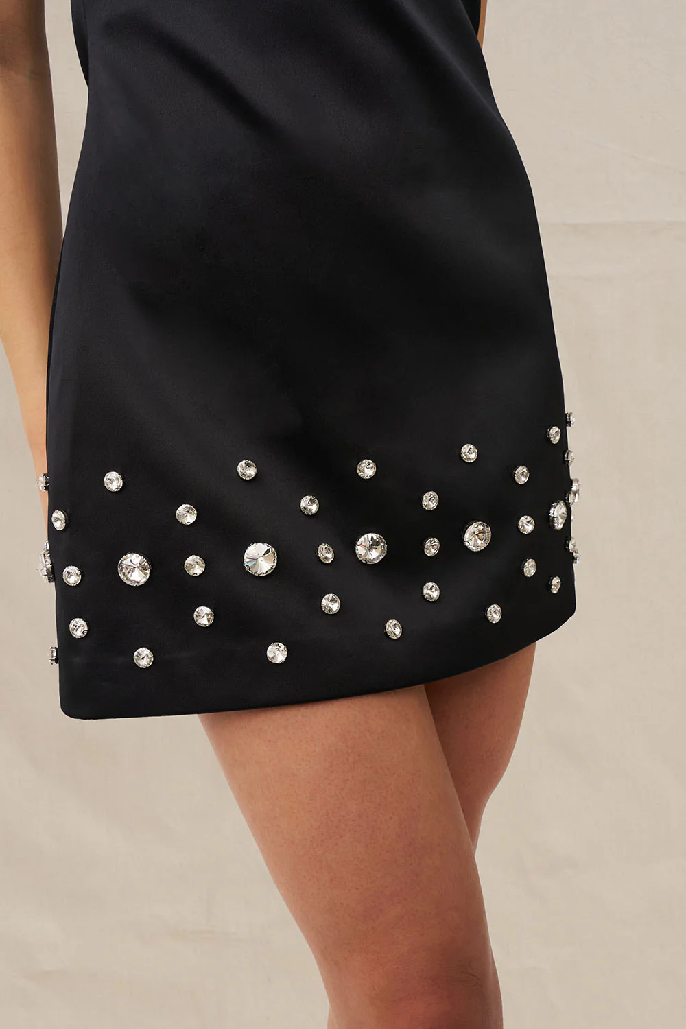 Sia Strapless Shift Mini Dress - Black - Image 5
